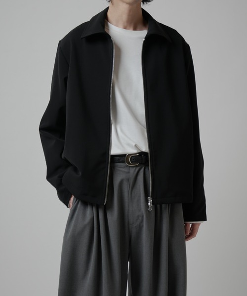 Lui's（ルイス）の「シーンレスジップブルゾン（ブルゾン・メンズ・ブラック/ダークブラウン・S/M）」の2枚目の写真