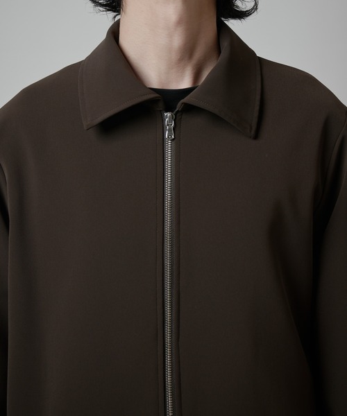 Lui's（ルイス）の「シーンレスジップブルゾン（ブルゾン・メンズ・ブラック/ダークブラウン・S/M）」の3枚目の写真