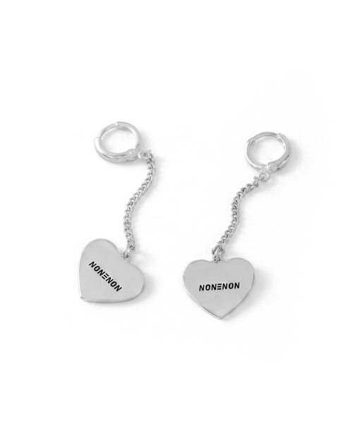 NONENON(ノンノン)の「NEW LOGO LOVE CHAIN EAR(ピアス(両耳用)・レディース・その他・FREE)」の4枚目の写真