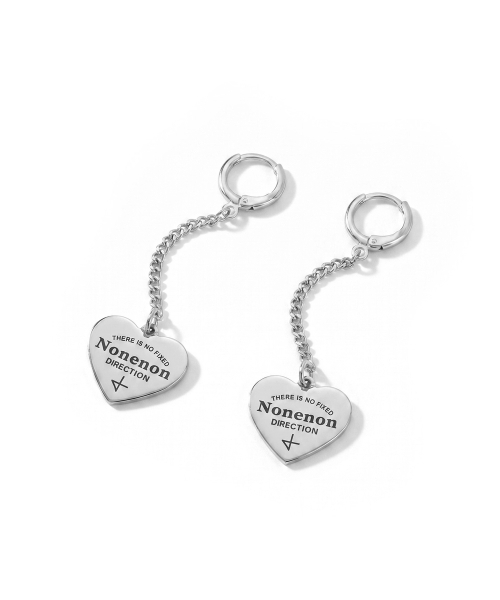 NONENON(ノンノン)の「NEW LOGO LOVE CHAIN EAR(ピアス(両耳用)・レディース・その他・FREE)」の3枚目の写真