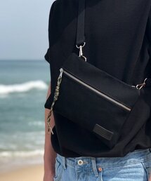 POSH-PROJECTS（ポッシュプロジェクト）の「F110 トラベルバッグ サコッシュ ブラック（メッセンジャーバッグ）」