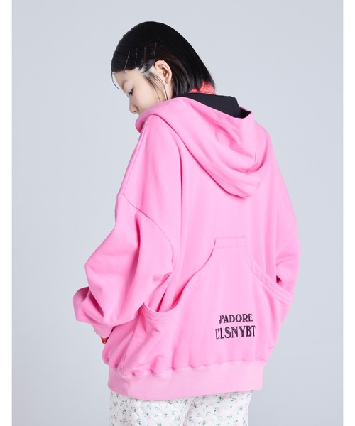 Little sunny bite（リトルサニーバイト）の「【RES】【Little Sunny Bite】pockets hoodie（パーカー・レディース・ブラック・MEDIUM）」の11枚目の写真