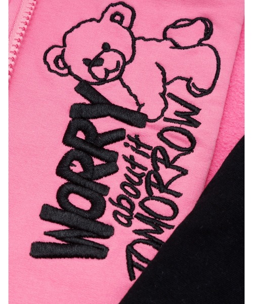 Little sunny bite（リトルサニーバイト）の「【RES】【Little Sunny Bite】pockets hoodie（パーカー・レディース・ブラック・MEDIUM）」の15枚目の写真