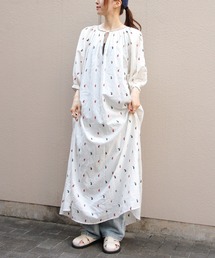 THE SHINZONE（ザ　シンゾーン）の「THE SHINZONE/シンゾーン　ペイズリー刺繍ドレス　PAISLEY EMBROIDERED DRESS　26MMSOP02（ワンピース）」