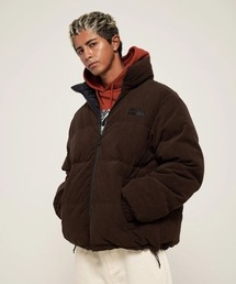 メンズのダウンジャケット/コート（ブラウン/茶色系・静電気防止