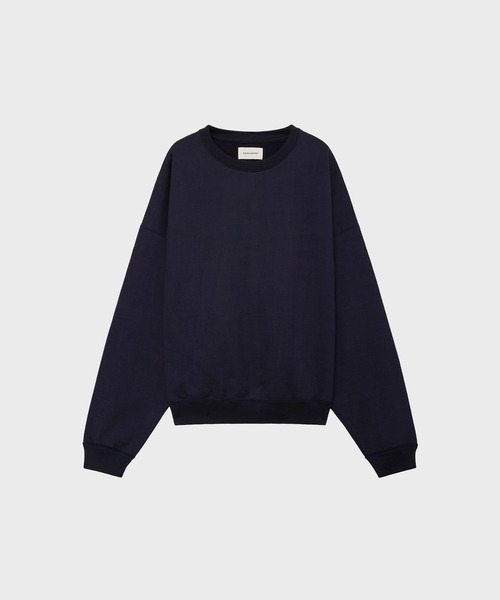 markaware(マーカウェア)の「【MARKAWARE/マーカウェア】HUGE SHORT SWEAT/スラックスに合う,360度美シルエットショートスウェット(スウェット・メンズ・ダークグレー/ダークネイビー・2/1)」の10枚目の写真
