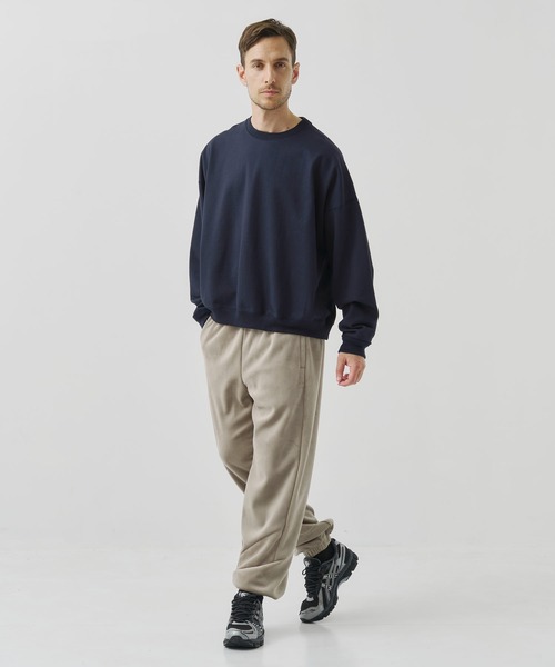 MARKAWARE】HUGE SHORT SWEAT／スラックスに合う,360度美シルエット