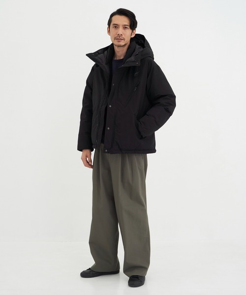 markaware(マーカウェア)の「【MARKAWARE/マーカウェア】HUGE SHORT SWEAT/スラックスに合う,360度美シルエットショートスウェット(スウェット・メンズ・ダークグレー/ダークネイビー・2/1)」の6枚目の写真