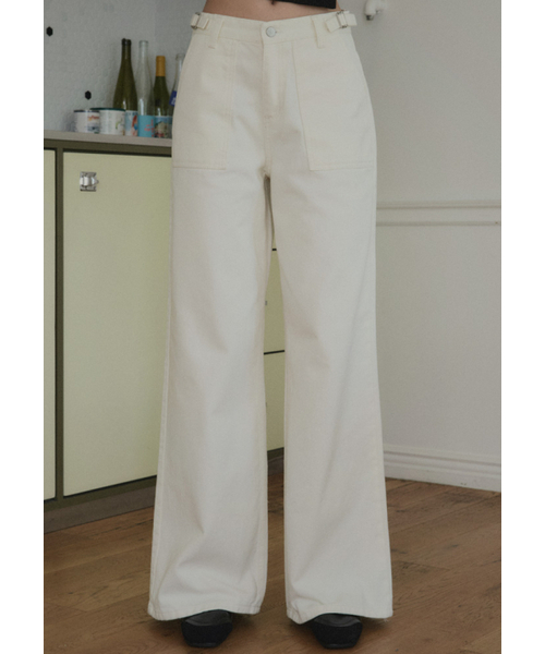 EBRE(エブレ)の「ツーベルトPT(その他パンツ・レディース・アイボリー・SMALL/MEDIUM/LARGE)」の1枚目の写真