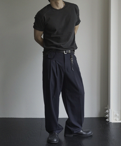 SIIIIDO(シド)の「CARTER BREEZY WOOL MIL TROUSERS #1(スラックス・メンズ・その他・1/2/3)」の4枚目の写真