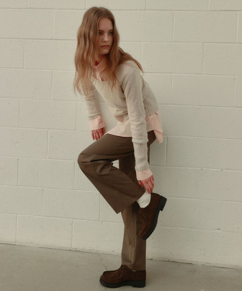 OURO（アウロ）の「STRIPE POCKET PANTS [ BROWN ]（その他パンツ・レディース・その他・SMALL）」の2枚目の写真