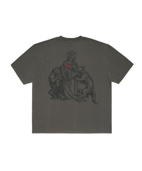 ALL EYES DOWN(オール アイズ ダウン)の「MARIA JEJN T-SHIRT (CHARCOAL)(Tシャツ/カットソー・メンズ・その他・SMALL/MEDIUM)」の2枚目の写真