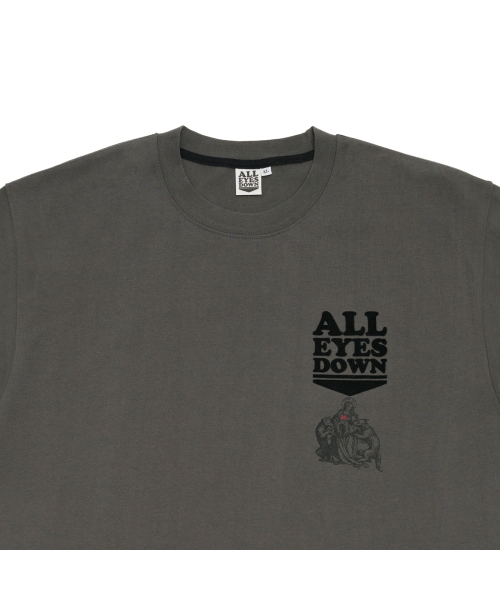 ALL EYES DOWN(オール アイズ ダウン)の「MARIA JEJN T-SHIRT (CHARCOAL)(Tシャツ/カットソー・メンズ・その他・SMALL/MEDIUM)」の3枚目の写真