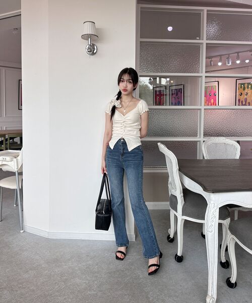 LULUCHOU（ルルシュ）の「Lovely puff sleeve blouse - CREAM（シャツ/ブラウス・レディース・アイボリー・FREE）」の9枚目の写真