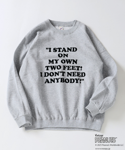 Vintage PEANUTS(ビンテージピーナッツ)の「PEANUTS / ピーナッツ 別注 FANTASY A&G INC プリントスウェット WINTER(スウェット・メンズ・ブルー/ネイビー/ブラック/グレー/マスタード・LARGE/MEDIUM/X-LARGE)」の21枚目の写真