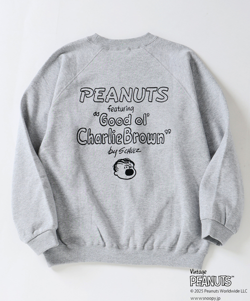 Vintage PEANUTS(ビンテージピーナッツ)の「PEANUTS / ピーナッツ 別注 FANTASY A&G INC プリントスウェット WINTER(スウェット・メンズ・ブルー/ネイビー/ブラック/グレー/マスタード・LARGE/MEDIUM/X-LARGE)」の20枚目の写真