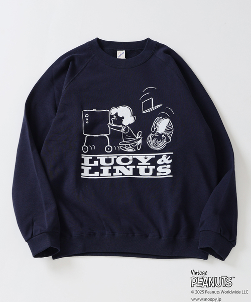 Vintage PEANUTS(ビンテージピーナッツ)の「PEANUTS / ピーナッツ 別注 FANTASY A&G INC プリントスウェット WINTER(スウェット・メンズ・ブルー/ネイビー/ブラック/グレー/マスタード・LARGE/MEDIUM/X-LARGE)」の18枚目の写真