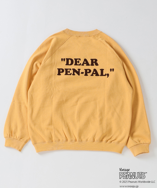 Vintage PEANUTS(ビンテージピーナッツ)の「PEANUTS / ピーナッツ 別注 FANTASY A&G INC プリントスウェット WINTER(スウェット・メンズ・ブルー/ネイビー/ブラック/グレー/マスタード・LARGE/MEDIUM/X-LARGE)」の10枚目の写真