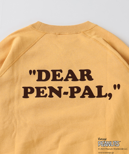 Vintage PEANUTS(ビンテージピーナッツ)の「PEANUTS / ピーナッツ 別注 FANTASY A&G INC プリントスウェット WINTER(スウェット・メンズ・ブルー/ネイビー/ブラック/グレー/マスタード・LARGE/MEDIUM/X-LARGE)」の9枚目の写真