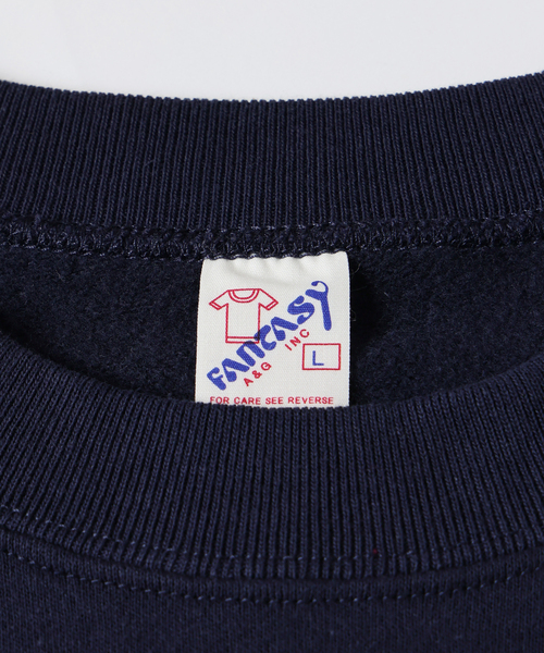 Vintage PEANUTS(ビンテージピーナッツ)の「PEANUTS / ピーナッツ 別注 FANTASY A&G INC プリントスウェット WINTER(スウェット・メンズ・ブルー/ネイビー/ブラック/グレー/マスタード・LARGE/MEDIUM/X-LARGE)」の8枚目の写真