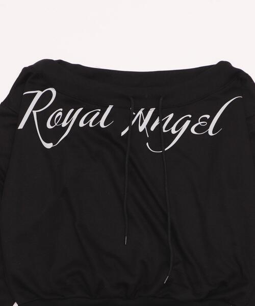 dispark（ディスパーク）の「DISPARK/オフショルロゴルーズトップ（スウェット・レディース・ブラック/杢グレー・FREE）」の14枚目の写真