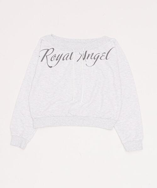 dispark（ディスパーク）の「DISPARK/オフショルロゴルーズトップ（スウェット・レディース・ブラック/杢グレー・FREE）」の17枚目の写真