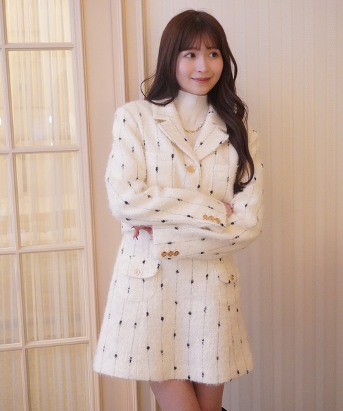 eimy istoire キャンディーツイードミニワンピース&ショートジャケット キャンディーツイードミニワンピース（ワンピース）｜EIMY ISTOIRE