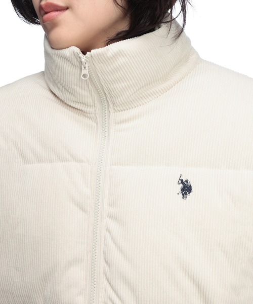 U.S. POLO ASSN.(ユーエスポロアッスン)の「U.S. POLO ASSN. (ユーエスポロアッスン) コーデュロイ フルジップ 中綿ジャケット(ダウンジャケット/コート・メンズ・ブラック/ホワイト・M/L/LL)」の11枚目の写真