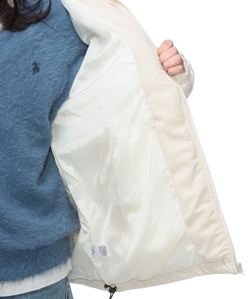 U.S. POLO ASSN.(ユーエスポロアッスン)の「U.S. POLO ASSN. (ユーエスポロアッスン) コーデュロイ フルジップ 中綿ジャケット(ダウンジャケット/コート・メンズ・ブラック/ホワイト・M/L/LL)」の15枚目の写真