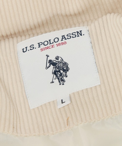 U.S. POLO ASSN.(ユーエスポロアッスン)の「U.S. POLO ASSN. (ユーエスポロアッスン) コーデュロイ フルジップ 中綿ジャケット(ダウンジャケット/コート・メンズ・ブラック/ホワイト・M/L/LL)」の16枚目の写真