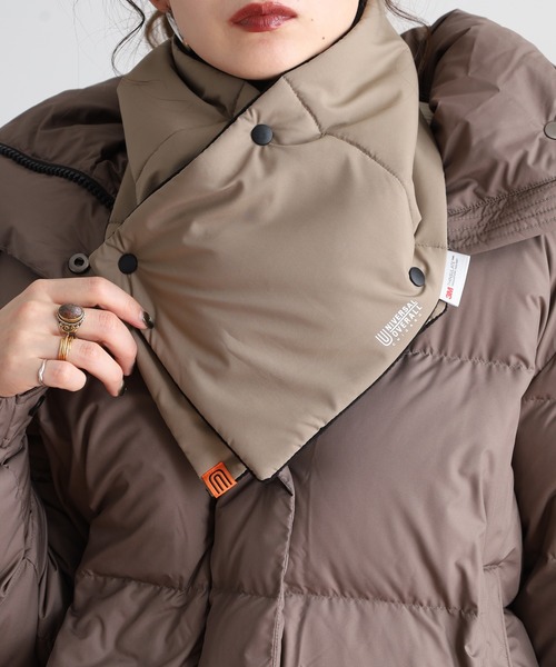 UNIVERSAL OVERALL（ユニバーサルオーバーオール）の「UNIVERSAL OVERALL 2AWY 軽くて暖かい シンサレート ネックウォーマー マフラー　男女兼用（ネックウォーマー/スヌード・メンズ・チャコール/ベージュ/ブラック・FREE）」の21枚目の写真