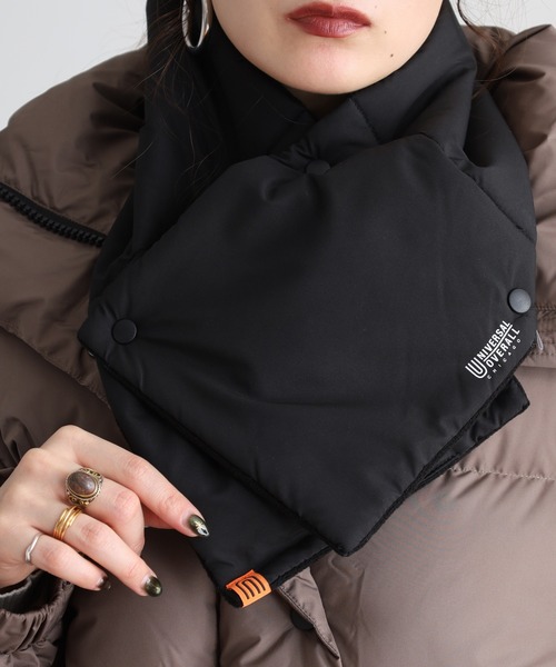 UNIVERSAL OVERALL（ユニバーサルオーバーオール）の「UNIVERSAL OVERALL 2AWY 軽くて暖かい シンサレート ネックウォーマー マフラー　男女兼用（ネックウォーマー/スヌード・メンズ・チャコール/ベージュ/ブラック・FREE）」の16枚目の写真