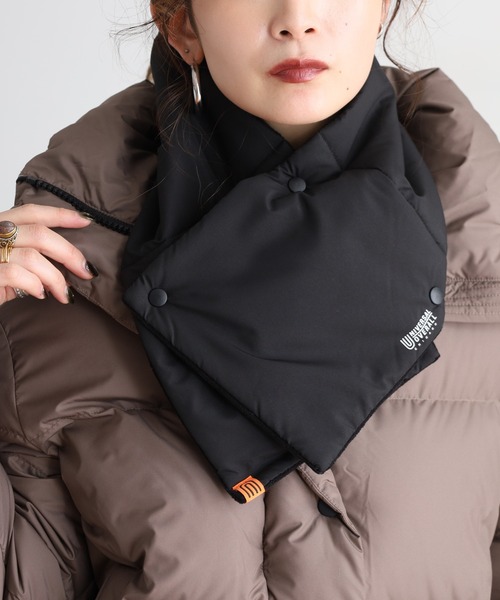 UNIVERSAL OVERALL（ユニバーサルオーバーオール）の「UNIVERSAL OVERALL 2AWY 軽くて暖かい シンサレート ネックウォーマー マフラー　男女兼用（ネックウォーマー/スヌード・メンズ・チャコール/ベージュ/ブラック・FREE）」の17枚目の写真