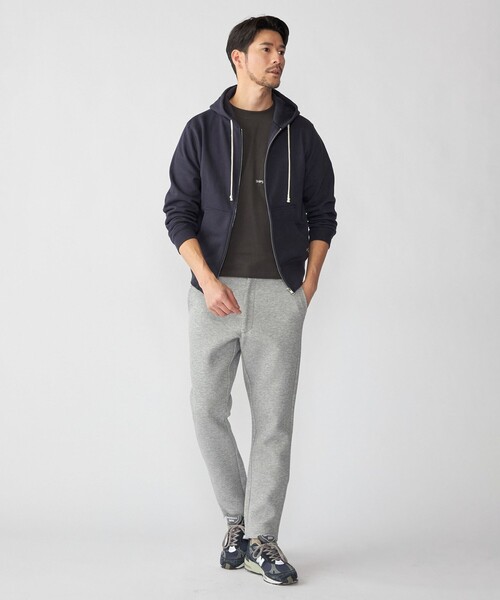 SHIPS（シップス）の「【WEB限定】SHIPS:  コットン ポリ ダブル ニット イージーパンツ (セットアップ対応)（スウェットパンツ・メンズ・ブラック/ベージュ/グレー・X-LARGE/LARGE/MEDIUM/SMALL）」の13枚目の写真