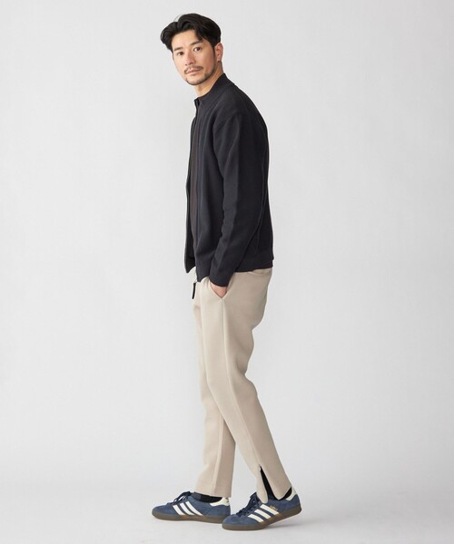 SHIPS（シップス）の「【WEB限定】SHIPS:  コットン ポリ ダブル ニット イージーパンツ (セットアップ対応)（スウェットパンツ・メンズ・ブラック/ベージュ/グレー・X-LARGE/LARGE/MEDIUM/SMALL）」の17枚目の写真