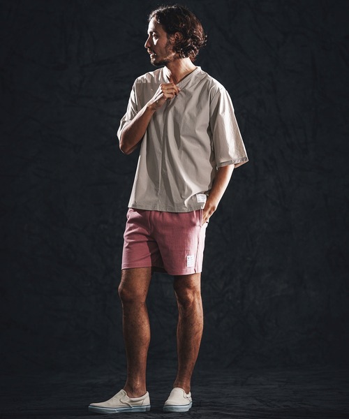 wjk reluxe(ダブルジェーケーリラックス)の「mt10162-cool touch key neck pullover キーネックプルオーバー(WR26S-07)(Tシャツ/カットソー・メンズ・グレイッシュベージュ/ネイビー/ホワイト・L/M/S)」の10枚目の写真