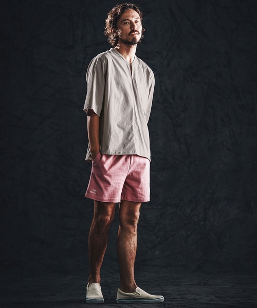 wjk reluxe(ダブルジェーケーリラックス)の「mt10162-cool touch key neck pullover キーネックプルオーバー(WR26S-07)(Tシャツ/カットソー・メンズ・グレイッシュベージュ/ネイビー/ホワイト・L/M/S)」の12枚目の写真