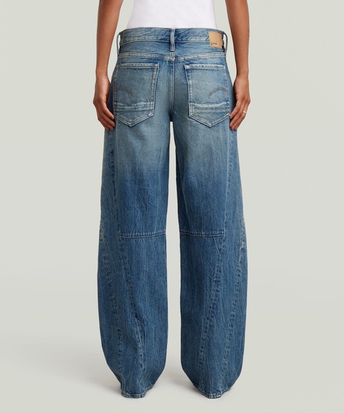 G-STAR(ジースター)の「CONTOR 3D LOOSE JEANS/ヴィンテージライク立体裁断ワイドルーズジーンズ/L28(デニムパンツ・レディース・インディゴブルー・26inch/25inch/24inch/27inch)」の3枚目の写真