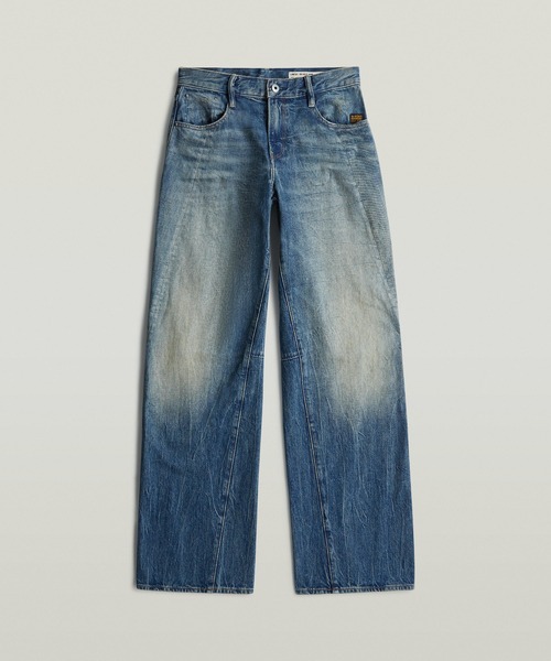 G-STAR(ジースター)の「CONTOR 3D LOOSE JEANS/ヴィンテージライク立体裁断ワイドルーズジーンズ/L28(デニムパンツ・レディース・インディゴブルー・26inch/25inch/24inch/27inch)」の6枚目の写真