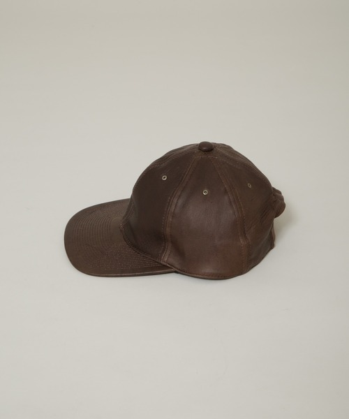 POTEN（ポテン）の「POTEN/別注 LEATHER（キャップ・メンズ・ブラック/ブラウン・FREE）」の9枚目の写真