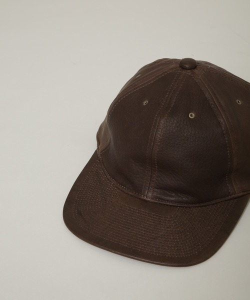 POTEN（ポテン）の「POTEN/別注 LEATHER（キャップ・メンズ・ブラック/ブラウン・FREE）」の10枚目の写真