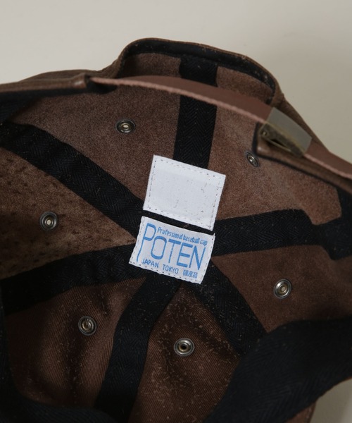 POTEN（ポテン）の「POTEN/別注 LEATHER（キャップ・メンズ・ブラック/ブラウン・FREE）」の13枚目の写真
