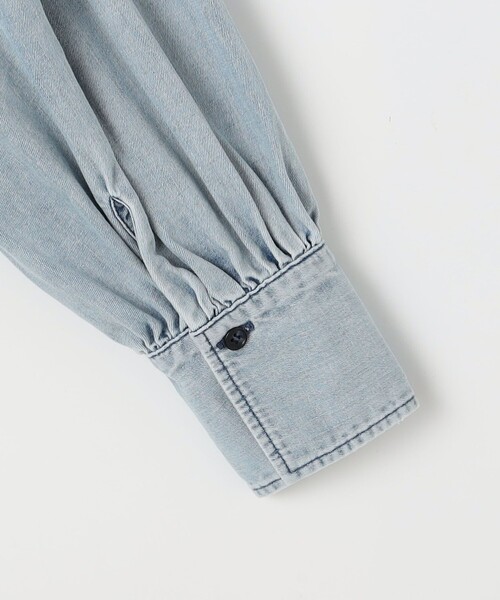 Rie Miller（リエミラー）の「【RM denim】フリルギャザーデニムブラウス（シャツ/ブラウス・レディース・ブルー系その他7/インディゴブルー・FREE）」の18枚目の写真