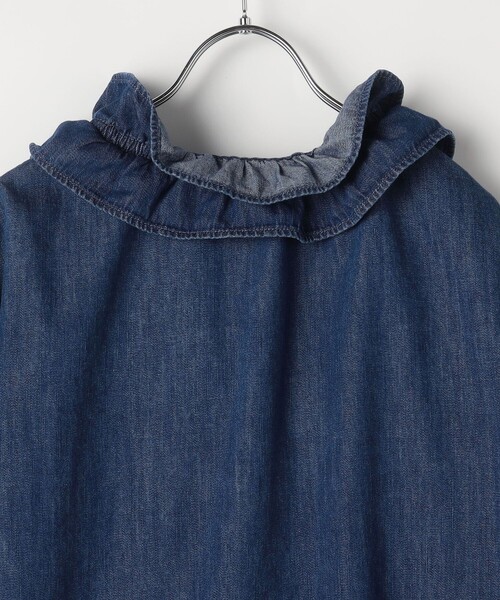 Rie Miller（リエミラー）の「【RM denim】フリルギャザーデニムブラウス（シャツ/ブラウス・レディース・ブルー系その他7/インディゴブルー・FREE）」の18枚目の写真