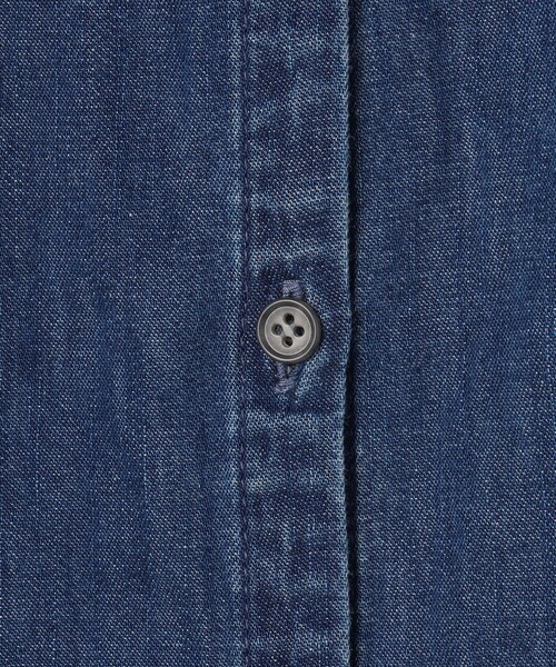 Rie Miller（リエミラー）の「【RM denim】フリルギャザーデニムブラウス（シャツ/ブラウス・レディース・ブルー系その他7/インディゴブルー・FREE）」の8枚目の写真