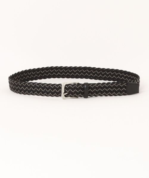 MEN'S BIGI(メンズビギ)の「レザーミックス イタリアンメッシュベルト(ベルト・メンズ・ネイビー/ベージュ/ブラック・02/03)」の17枚目の写真