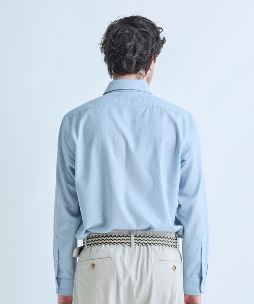 MEN'S BIGI(メンズビギ)の「レザーミックス イタリアンメッシュベルト(ベルト・メンズ・ネイビー/ベージュ/ブラック・02/03)」の12枚目の写真