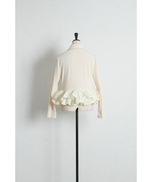 ARVELLIA(アルベリア)の「PEPLIUM CONTRAST KNIT(ニット/セーター・レディース・アイボリー/ブラック・M)」の17枚目の写真