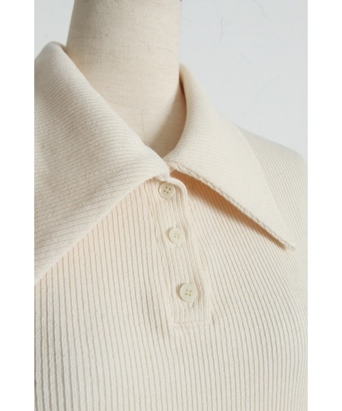 ARVELLIA(アルベリア)の「PEPLIUM CONTRAST KNIT(ニット/セーター・レディース・アイボリー/ブラック・M)」の19枚目の写真
