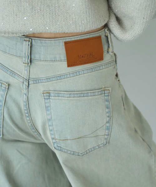 Doux archives（ドゥアルシーヴ）の「HANA TUCK CURVE TAPERED（デニムパンツ・レディース・ピンク/サックスブルー/ブルー・SMALL/MEDIUM）」の21枚目の写真